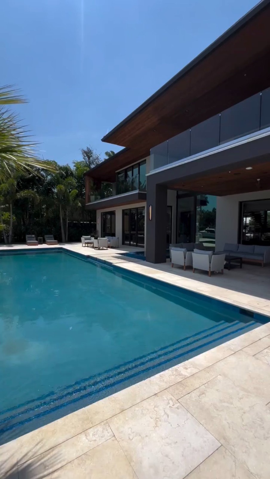 Luxury home pool